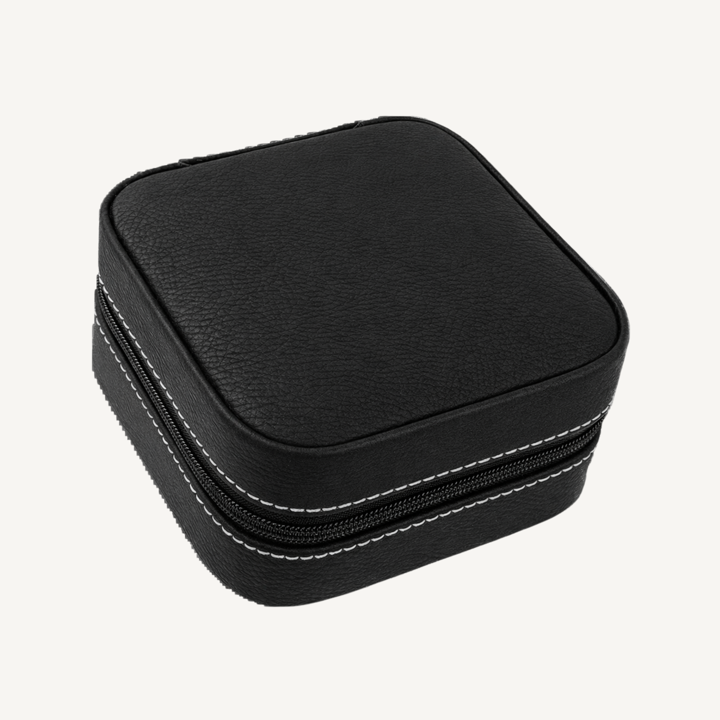 Custom Engraved Leatherette Travel Jewelry Box