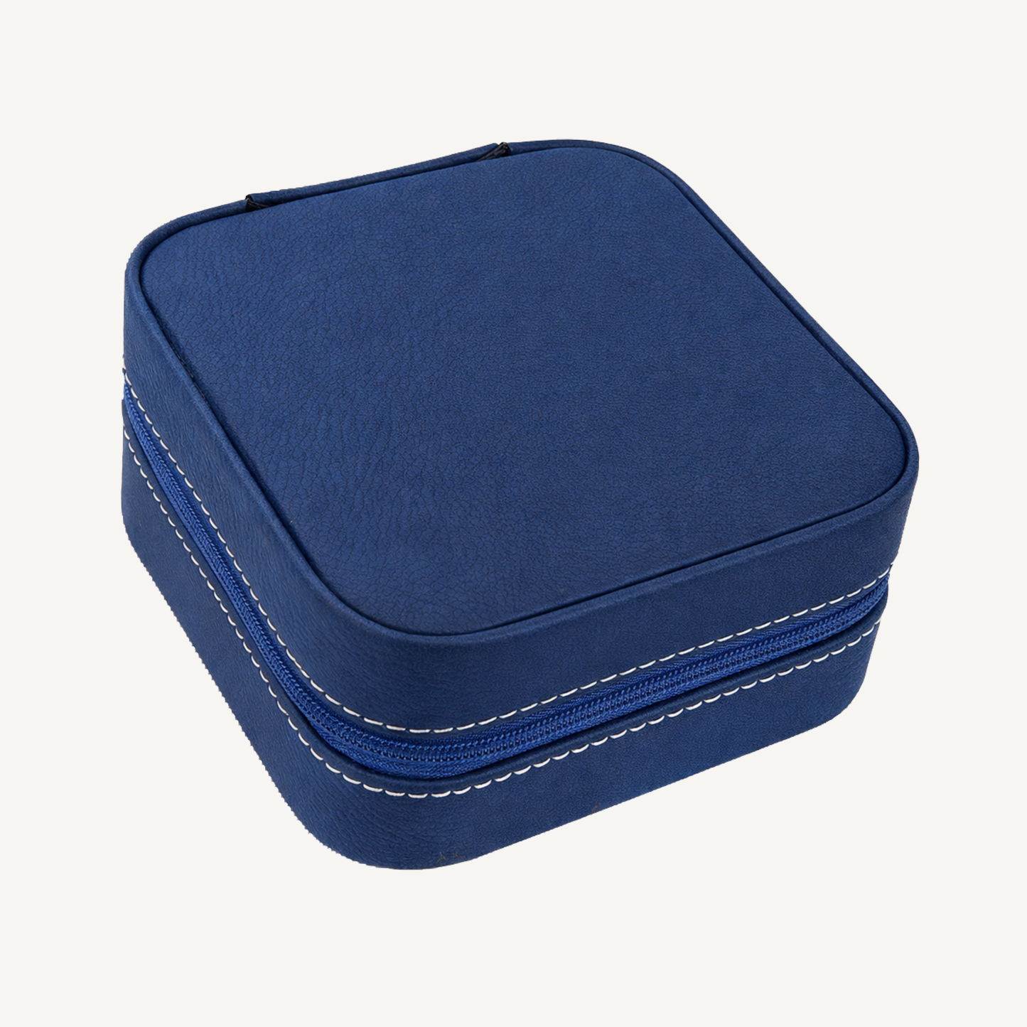 Custom Engraved Leatherette Travel Jewelry Box