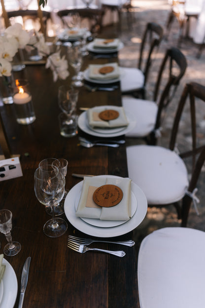 Custom Wedding Coasters – Personalized Wedding Favor for Guests