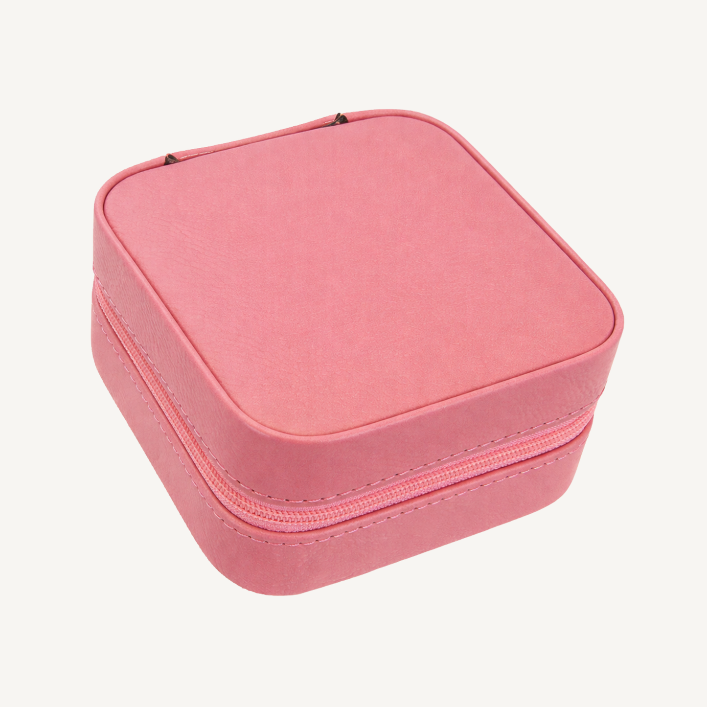 Custom Engraved Leatherette Travel Jewelry Box